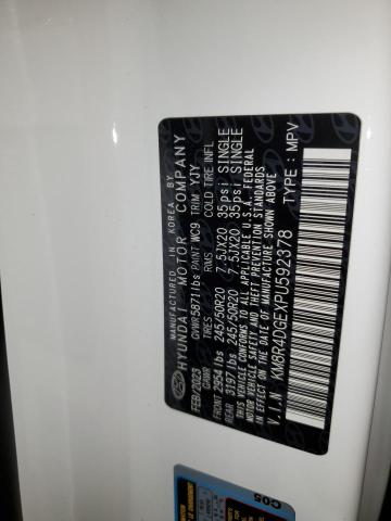 KM8R4DGEXPU592378 Hyundai Palisade Sel Premium