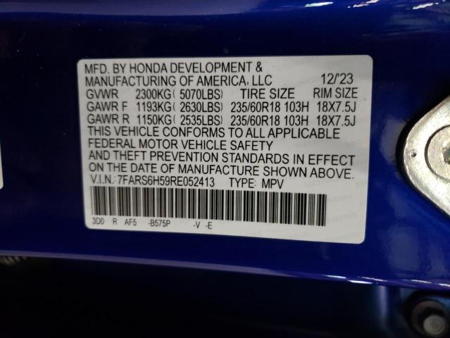 7FARS6H59RE052413 Honda Cr-v Sport