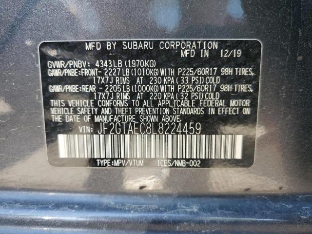 JF2GTAEC8L8224459 Subaru Crosstrek Premium