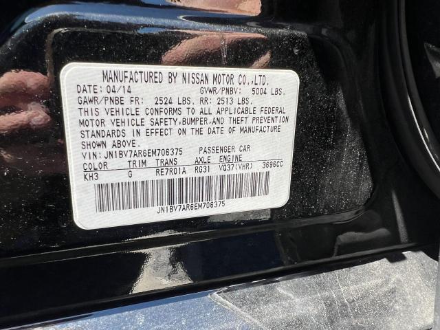JN1BV7AR6EM706375 Infiniti Q50 BASE