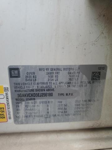5GAKVCKD3EJ256180 Buick Enclave