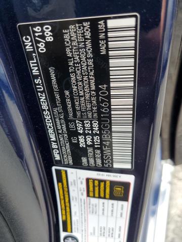55SWF4JB5GU166704 Mercedes-Benz C 300