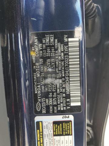 KM8SRDHF6HU170023 Hyundai Santa Fe Se Ultimate