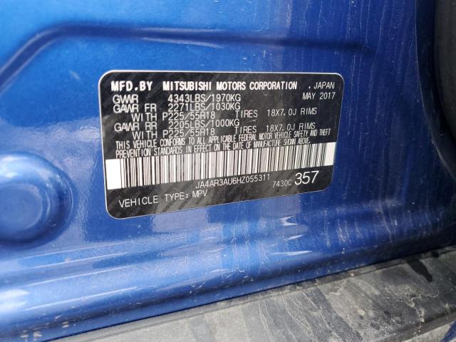 JA4AR3AU6HZ055311 Mitsubishi Outlander Sport Es