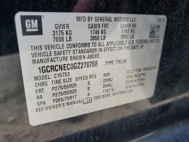 1GCRCNEC0GZ270768 Chevrolet Silverado C1500