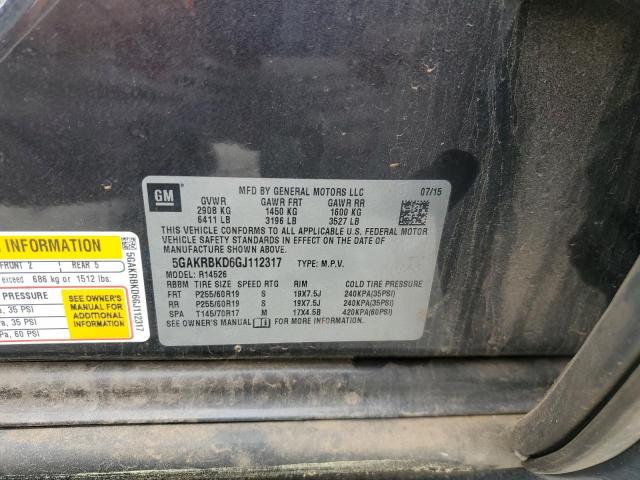 5GAKRBKD6GJ112317 Buick Enclave