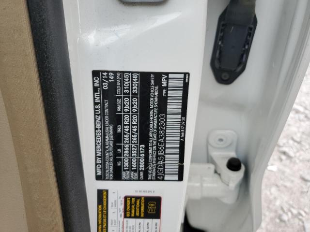 4JGDA5JB6EA382303 Mercedes-Benz ML 350