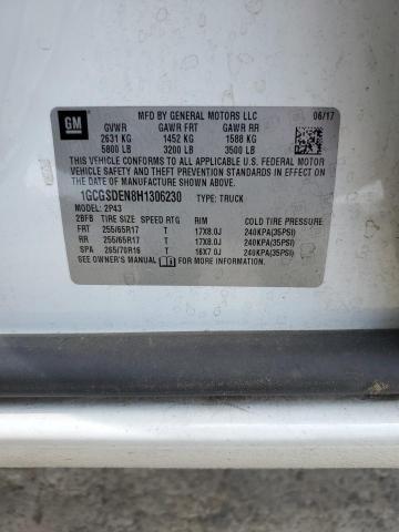 1GCGSDEN8H1306230 Chevrolet Colorado Z71