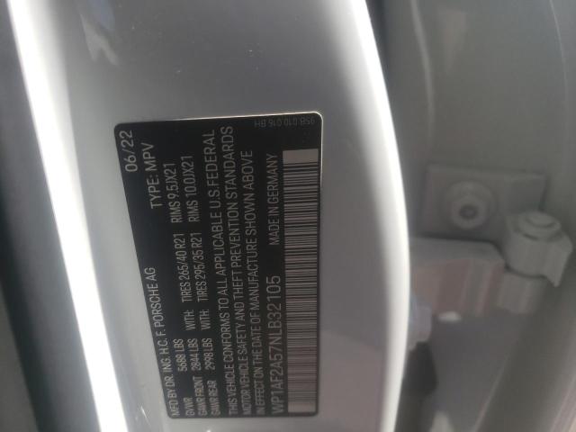WP1AF2A57NLB32105 Porsche Macan Gts