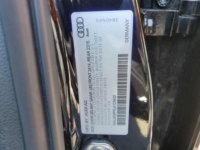 WAUJEGFF5LA103632 Audi A3 S-line Premium Plus