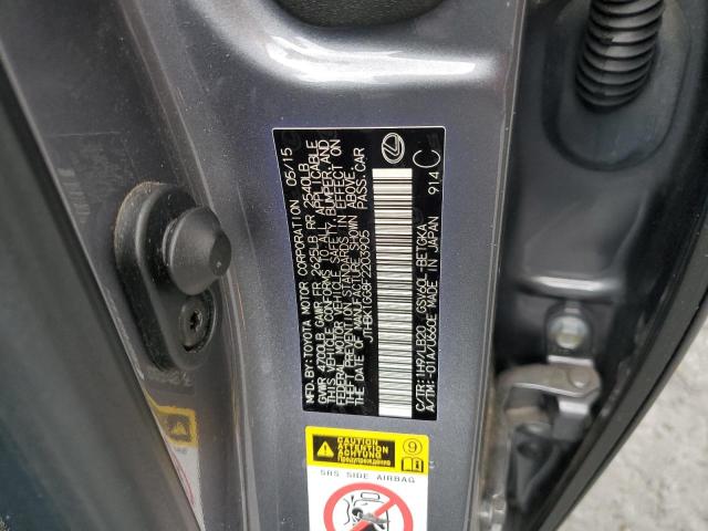 JTHBK1GG8F2203905 Lexus ES 350