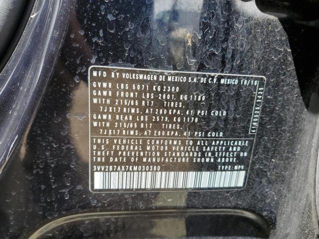 3VV2B7AX7KM030380 Volkswagen TIGUAN SE