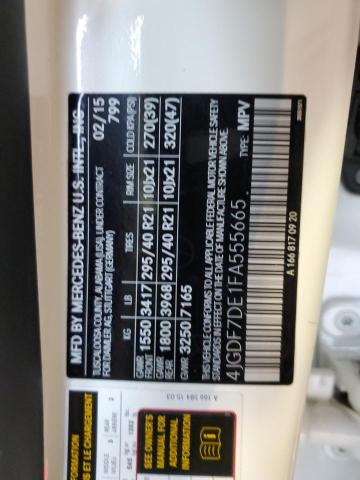 4JGDF7DE1FA555665 Mercedes-Benz GL 550 4MA