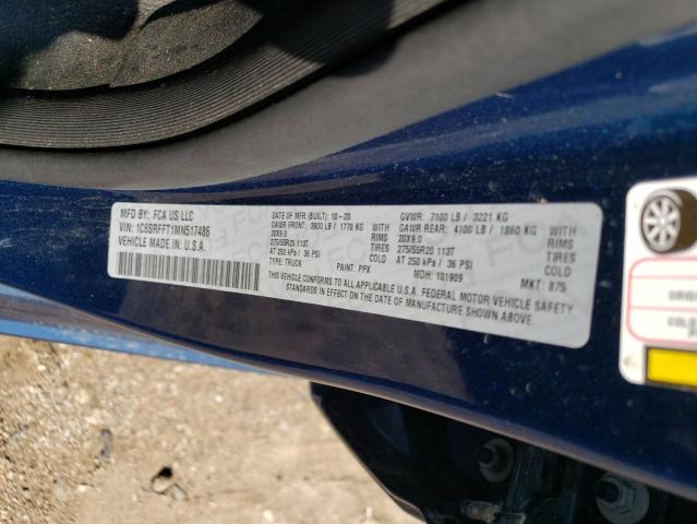 1C6SRFFT1MN517486 RAM 1500 Big Horn/lone Star