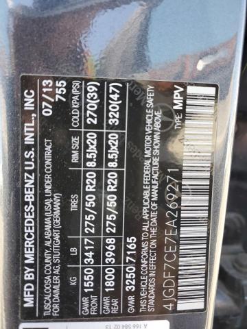 4JGDF7CE7EA269271 Mercedes-Benz Gl 450 4matic