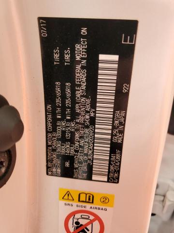 JTJBZMCA6H2026920 Lexus Rx 350 Base