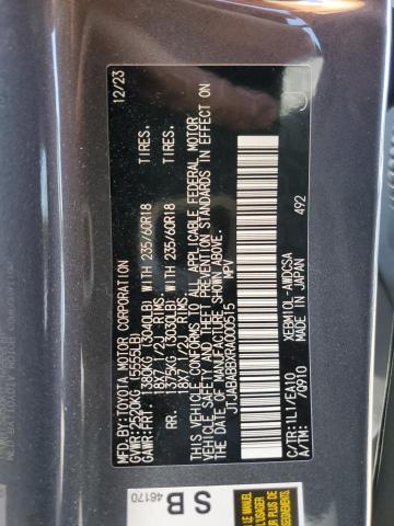 JTJABABBXRA000515 Lexus Rz 300e