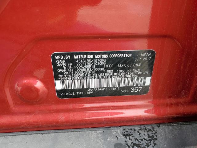 JA4AP3AW2JZ014011 Mitsubishi Outlander Sport Es