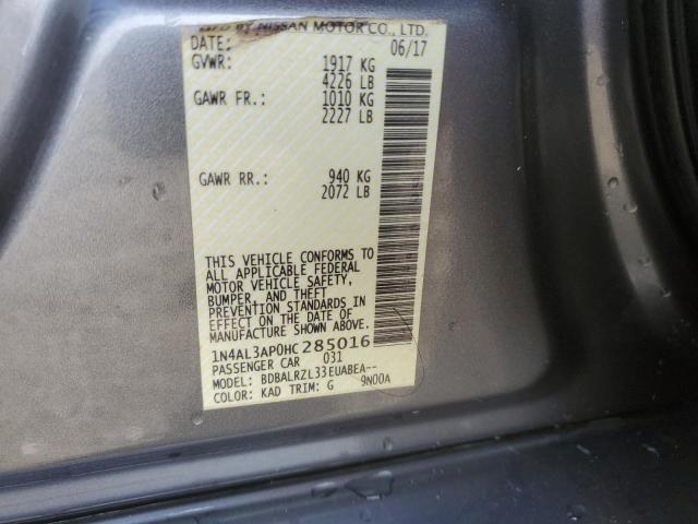 1N4AL3AP0HC285016 Nissan ALTIMA 2.5