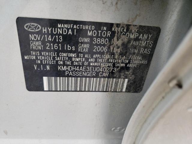 KMHDH4AE3EU040273 Hyundai ELANTRA SE