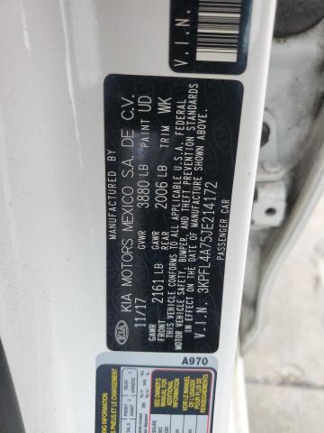 3KPFL4A75JE214172 KIA FORTE LX