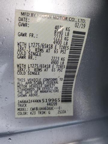 1N6BA1F44KN519965 Nissan Titan Xd Sl