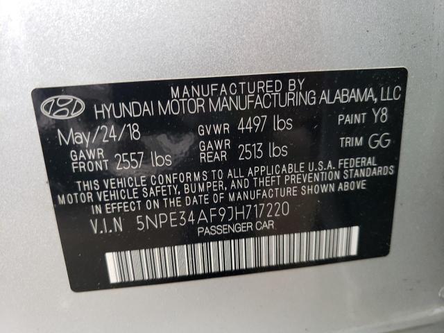 5NPE34AF9JH717220 Hyundai Sonata Sport