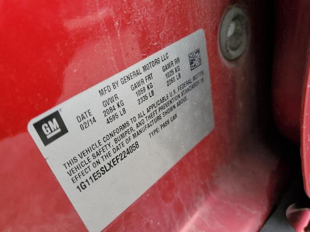 1G11E5SLXEF224058 Chevrolet MALIBU 2LT