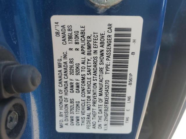 2HGFB2F8XEH545270 Honda CIVIC EX