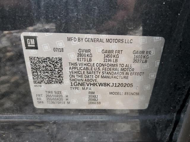 1GNEVHKW8KJ120205 Chevrolet Traverse Lt
