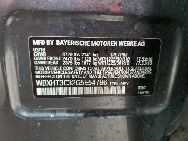 WBXHT3C32G5E54786 BMW X1 Xdrive28i