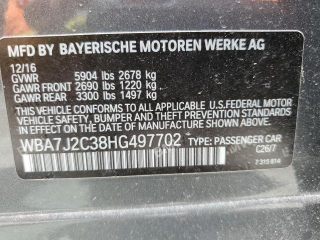 WBA7J2C38HG497702 BMW 740 Xe