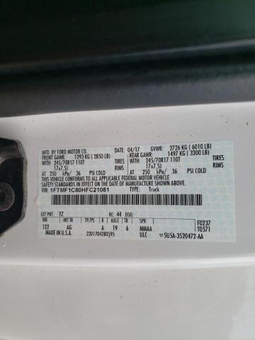 1FTMF1C80HFC21081 Ford F150
