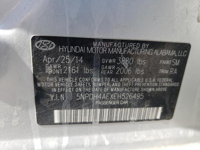 5NPDH4AEXEH526495 Hyundai ELANTRA SE
