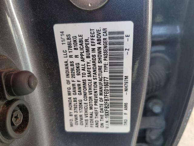 19XFB2F87FE016077 Honda CIVIC EX