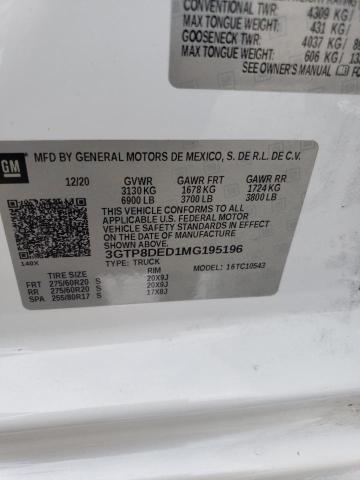 3GTP8DED1MG195196 GMC Sierra C1500 Slt