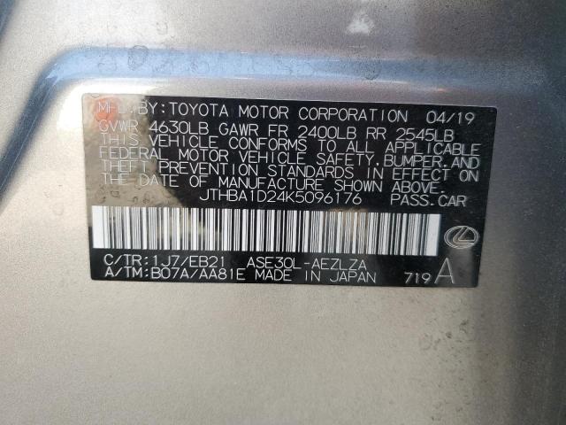 JTHBA1D24K5096176 Lexus IS 300
