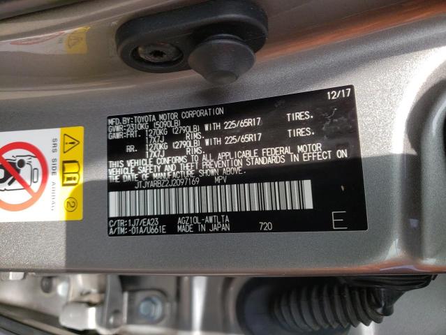 JTJYARBZ2J2097169 Lexus Nx 300 Base