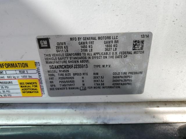 5GAKRCKD6FJ235913 Buick Enclave