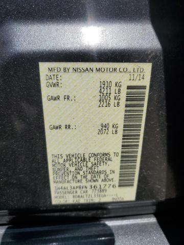 1N4AL3AP8FN361776 Nissan ALTIMA 2.5