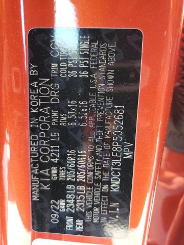 KNDCT3LE8P5052681 KIA NIRO SX