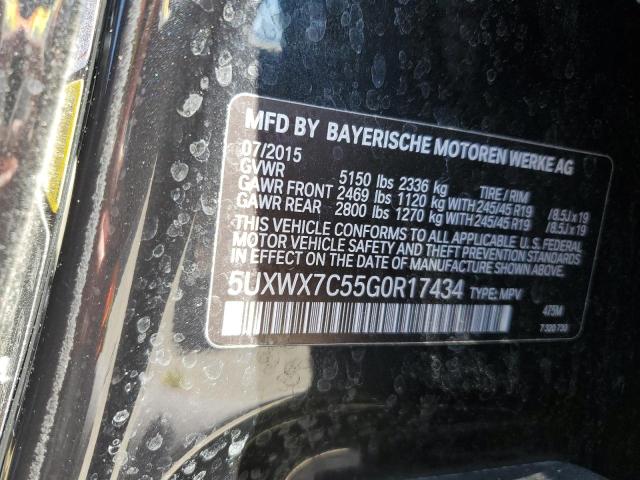 5UXWX7C55G0R17434 BMW X3 Xdrive35i
