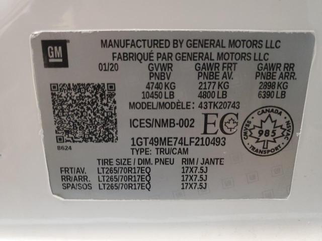 1GT49ME74LF210493 GMC Sierra K2500 Sle