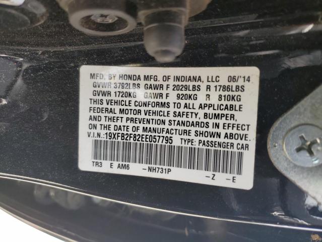 19XFB2F82EE057795 Honda CIVIC EX
