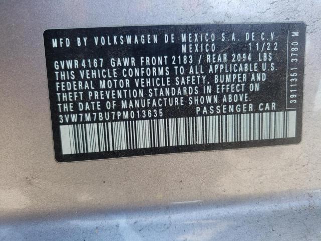 3VW7M7BU7PM013635 Volkswagen JETTA SE