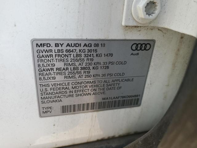 WA1LAAF79KD004591 Audi Q7 Premium Plus