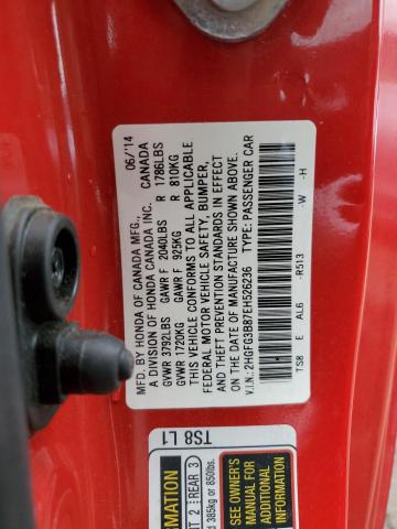 2HGFG3B87EH526236 Honda CIVIC EX