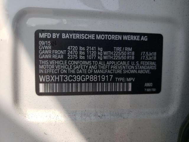 WBXHT3C39GP881917 BMW X1 Xdrive28i