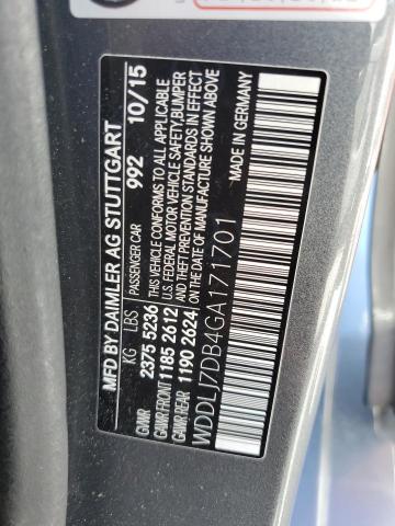 WDDLJ7DB4GA171701 Mercedes-Benz CLS 550