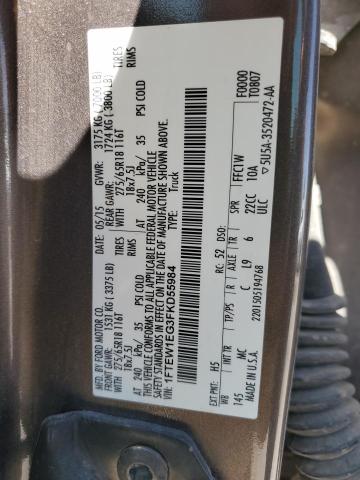 1FTEW1EG3FKD55984 Ford F150 Supercrew